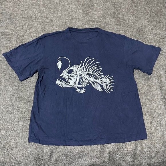 The Unbranded Brand Other - Unbranded Men's XL Anglerfish Skeleton‎ Shirt